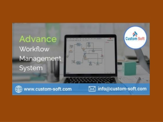 Advance Workflow Management Software by CustomSoft