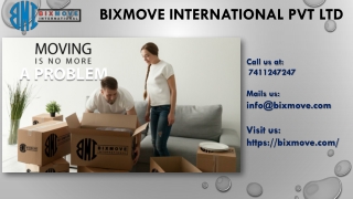 BixMove Packers and Movers Chennai