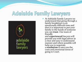 Adelaide Family Lawyers