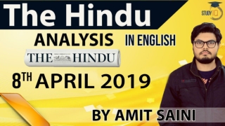 The Hindu Editorials News Analysis of 8th Apr 19 PDF