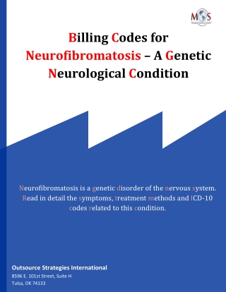 Billing Codes for Neurofibromatosis – A Genetic Neurological Condition
