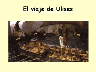 El viaje de Ulises