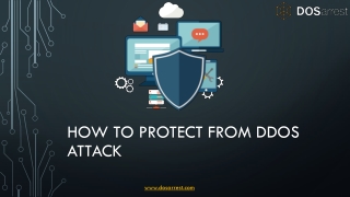 how to protect from DDoS attack