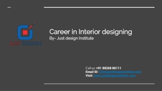 Career in interior designing