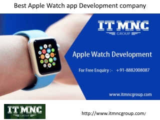 Best Apple Watch app Development company / 8882008087