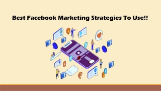 Facebook Marketing Strategies!!