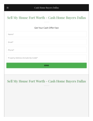 Cash For Houses Fort Worth