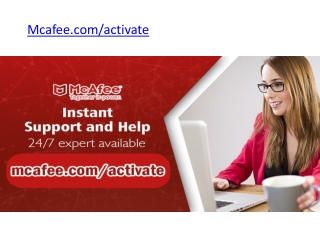 mcafee.com/activate - Activate McAfee on the device