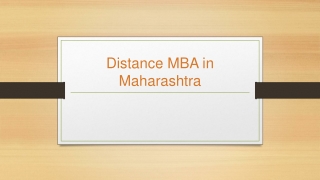 Distance MBA in Maharashtra – MIT School of Distance Education