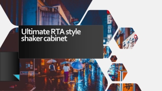 Shaker style rta cabinets