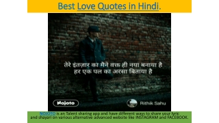 Love Quotes in Hindi