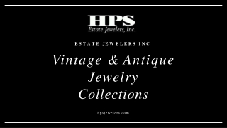 Stunning Estate Jewelry For Women