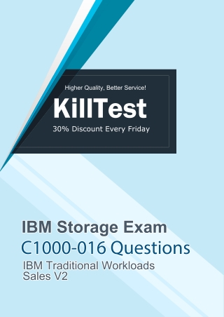 2019 IBM C1000-016 Practice Exam | Killtest