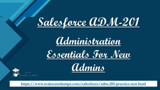 Download Salesforce ADM-201 Exam Study Material - ADM-201 Exam Dumps - Realexamdumps.com