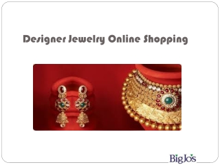 Designer Jewelry Online Shoping