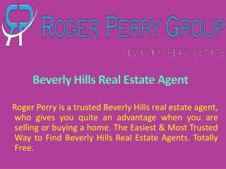 Beverly Hills Real Estate Agent