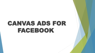 CANVAS ADS FOR FACEBOOK