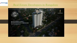 Real Estate Developers in Bangalore