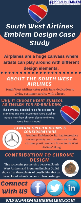 South West Airlines Emblem Design | Custome Vehicle Emblems