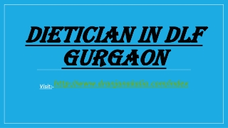 Dietician in DLF Gurgaon