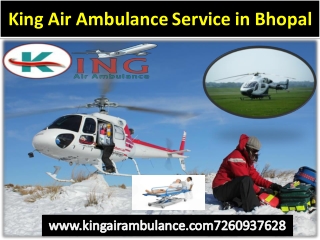 Hire Life Saving Air Ambulance Service in Bhopal