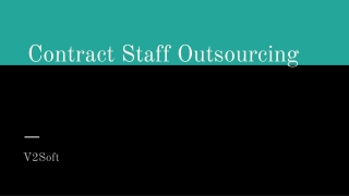 Contract Staff Outsourcing | Staffing Solutions and Service | V2Soft