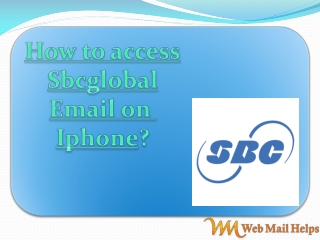 How to access SBCglobal Email On Iphone?