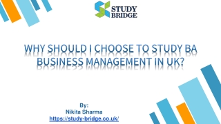 BA Business Management