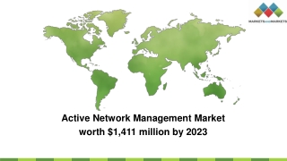 Active Network Management Market worth $1,411 million by 2023