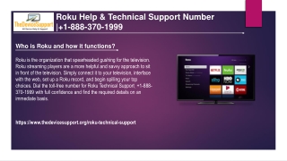 roku Customer Service || 1888-370-1999 Roku Support Number