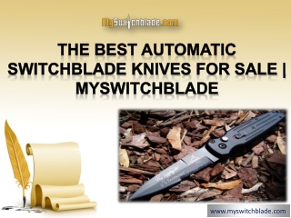 The Best Automatic Switchblade Knives‌‌ for Sale | MySwitchblade