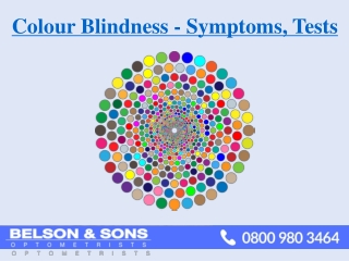 Colour Blindness - Symptoms, Tests