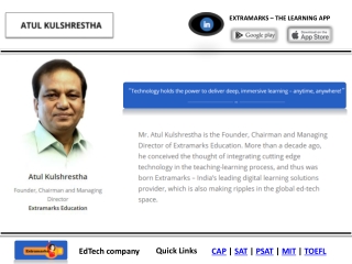 Atul Kulshreshtha Extramarks