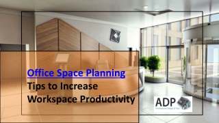 8 Office Space Planning Tips to Increase Workspace Productivity
