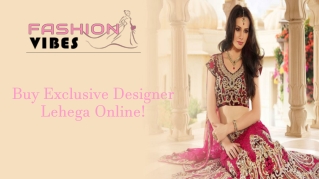 Designer Lehenga USA || FashionVibes