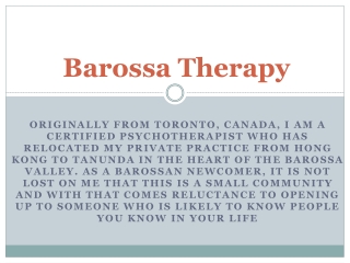 Barossa Therapy-Barossa Strong