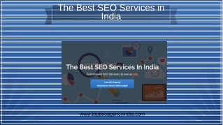 The Best SEO Services in india