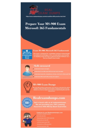 Realexamdumps 2019 Microsoft MS-900 Dumps | MS-900 PDF - Free Try