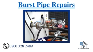 Burst Pipe Repairs