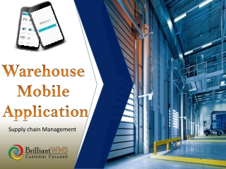 Introduction Of Warehouse Mobile Application