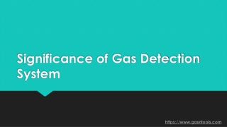 Significance of Gas Detection System