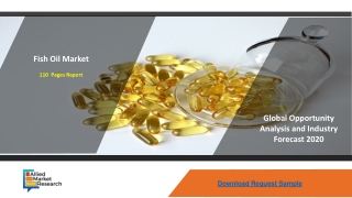 Due to Increasing Demand in Fish Oil Market Responsible for Growth 2020