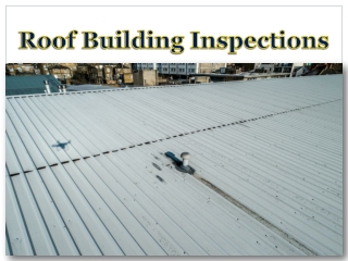 Roof Building Inspections