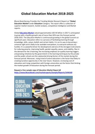 Global Education Market 2018-2025