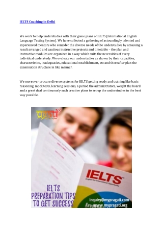 Best IELTS language institute in Delhi