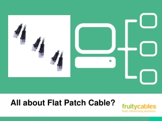 Flat Patch Cables