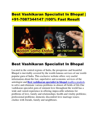 best vashikaran specialist in bhopal