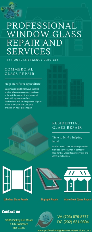 Skilled Residential Glass Repair service in Hyattsville MD