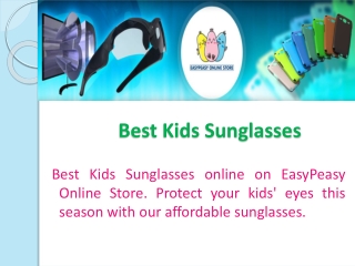 Best Kids Sunglasses