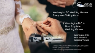 Washington DC Wedding Venues Everyone’s Talking About